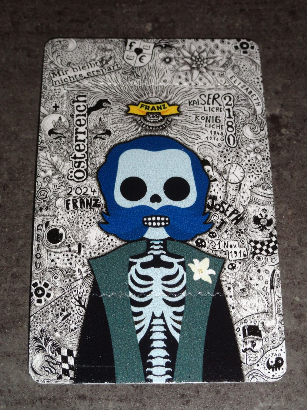 HACKATAO Crypto Stamp Art Österreich: FRANZ TOTENKOPF BLAU (Neuf (Voir  description)) à Dagmersellen pour CHF 50 – avec livraison | Acheter sur  Ricardo