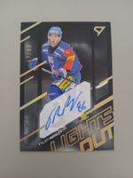 Tyler Morley Autograph Hockey Card 47/60 Lights Out