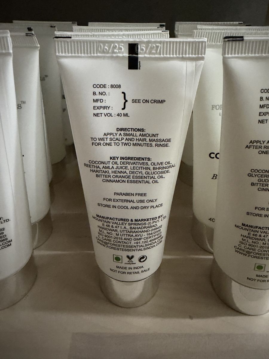 Prodotti per capelli: Forest Essentials Ayurveda 5x Shampoing 40mL – Nuovo e nell'imballaggio originale da Lausanne venduto da Stephaniesdressing 3