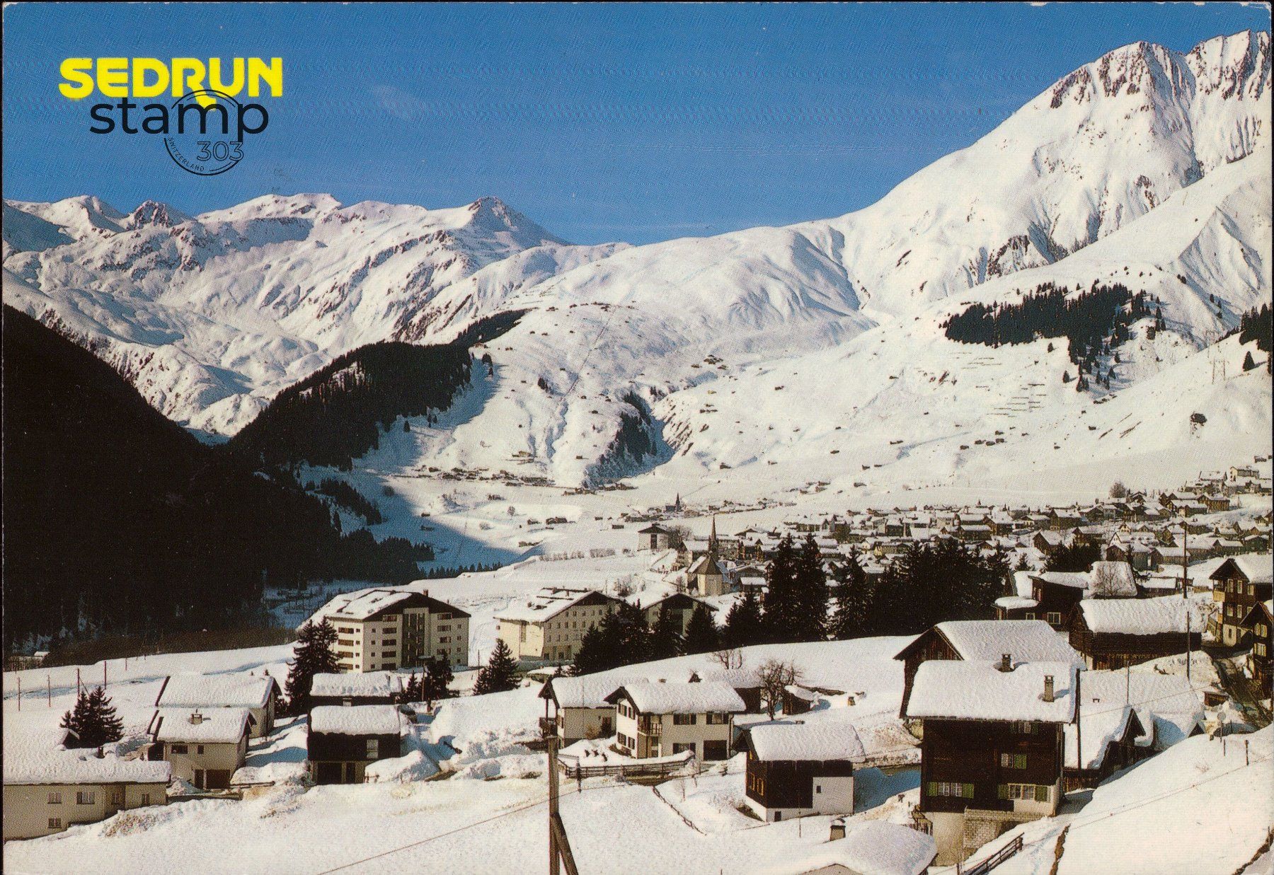 Cartoline postali: 1983 AK Sedrun – Usato da Eggersriet venduto da stamp303