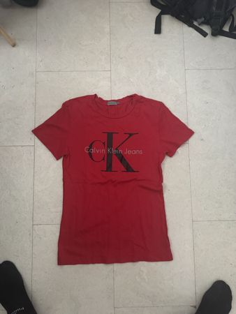 Calvin Klein Jeans T-Shirt Rot Grösse S