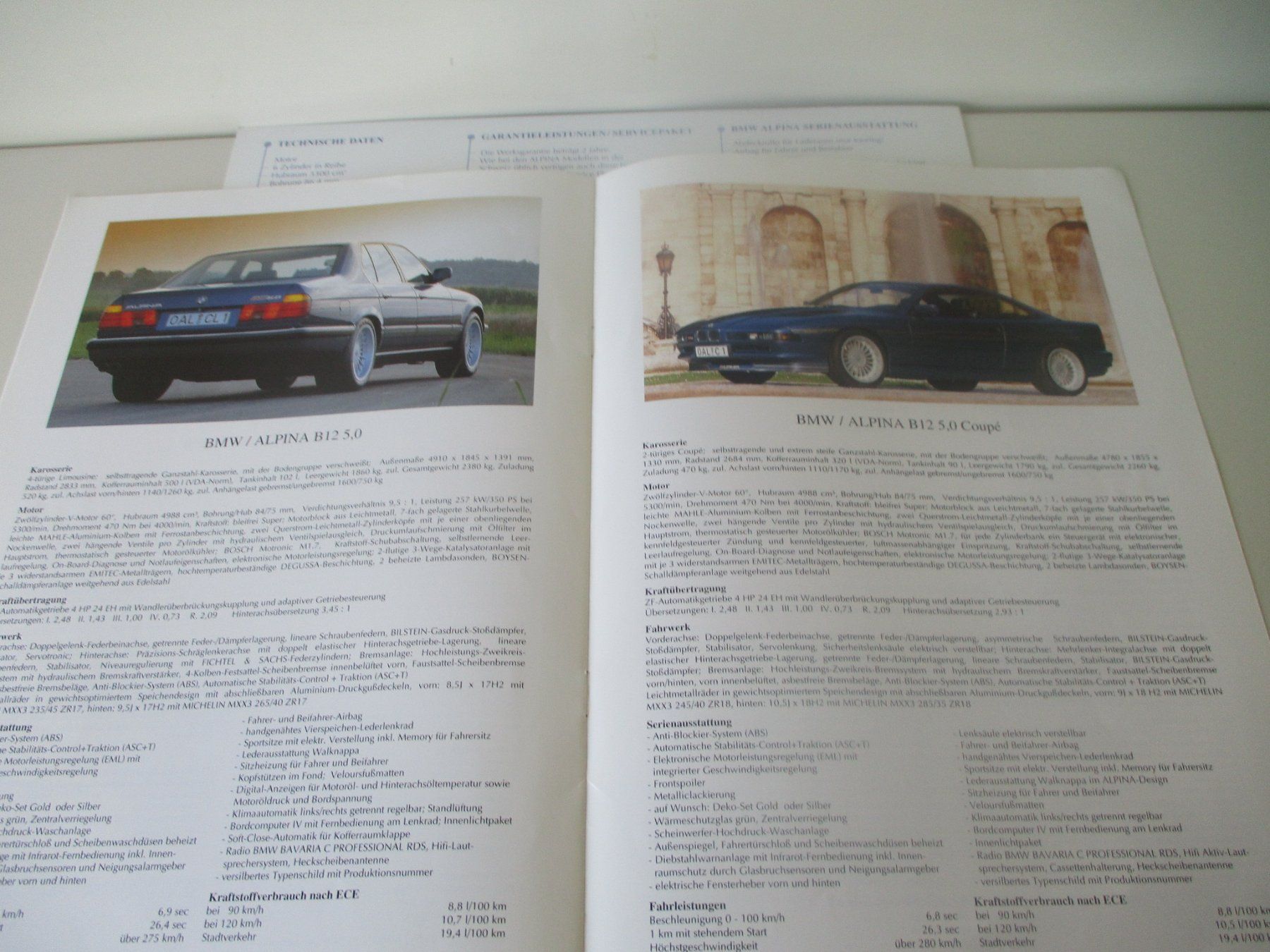 BMW Documenti: BMW ALPINA KATALÖGLI GESAMTPROGRAMM – Usato da Langnau i. E. venduto da Superseven69 6