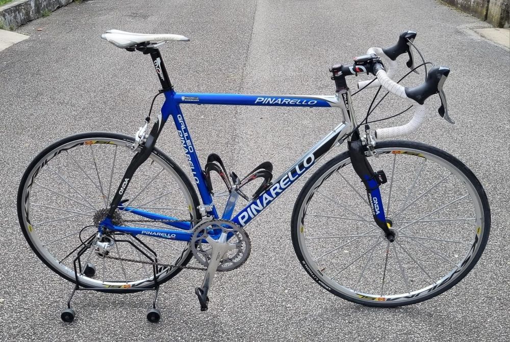 SET ADESIVI TELAIO PINARELLO GALILEO 2003 - COLORE BLU ORIGINALI