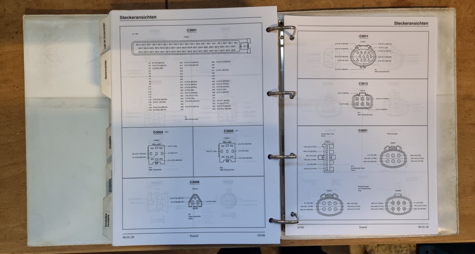 Libri: Ford Transit Schaltpläne '95-'00, Stromlaufpläne Top! – Usato da Aristau venduto da daniel_s_1 3