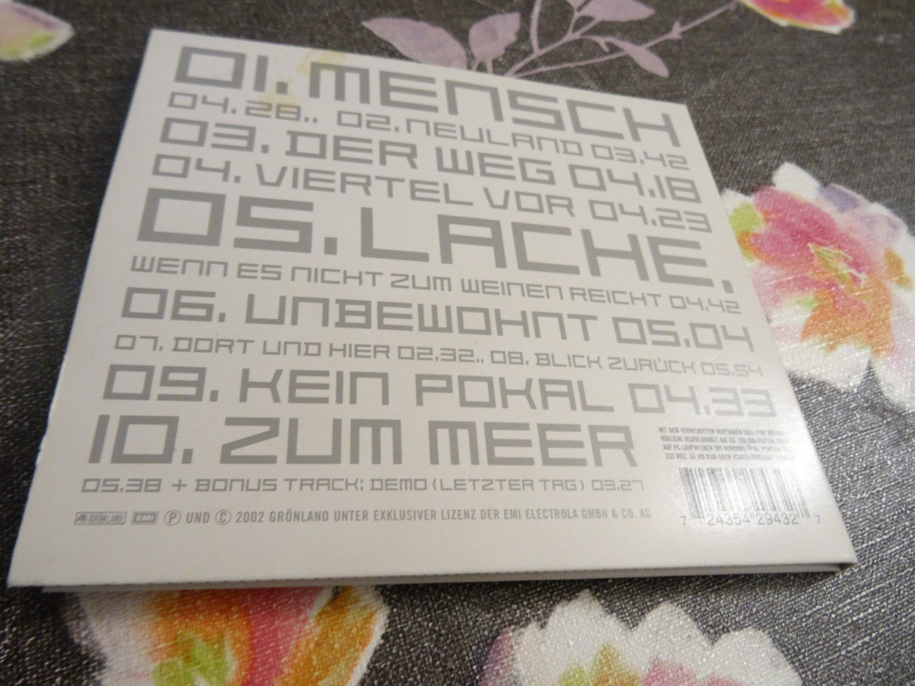 CD: Herbert Grönemeyer - Mensch CD – Usato da Olten venduto da Disc-Ausverkauf 1