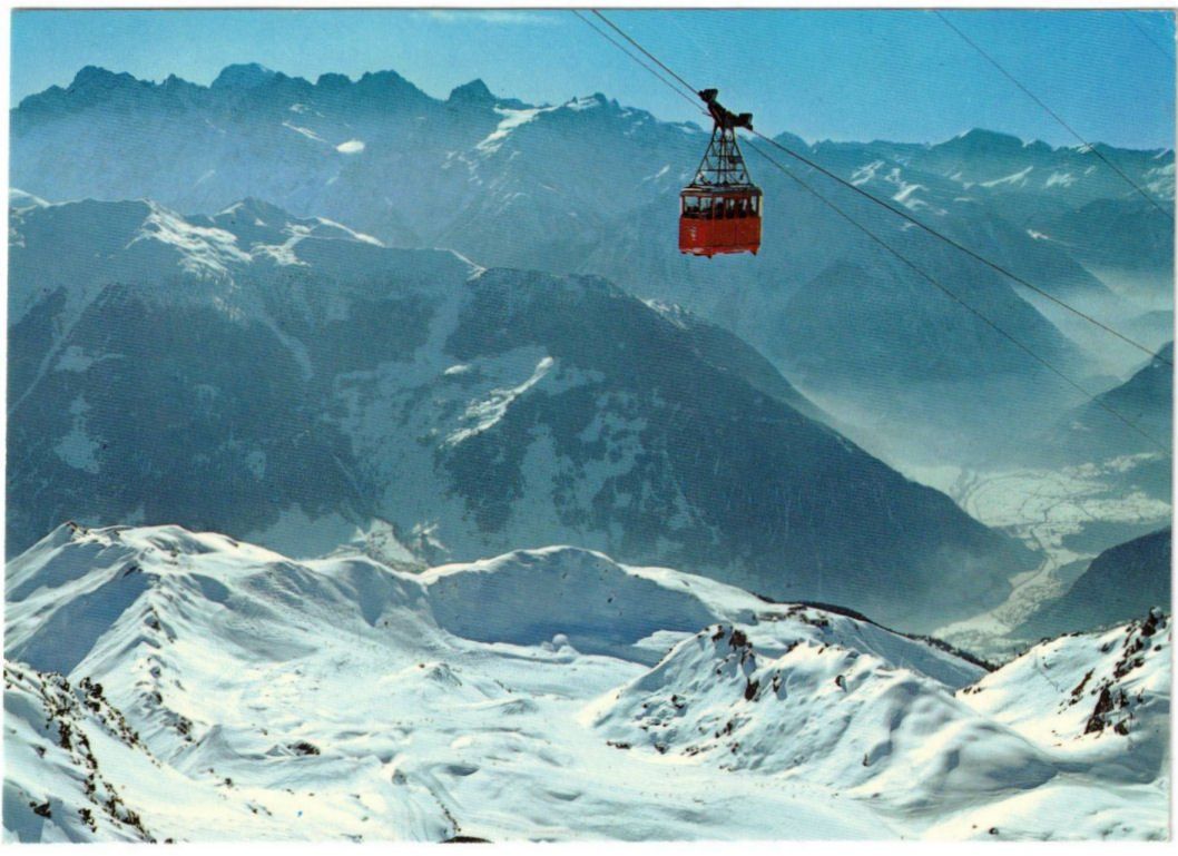 Cartoline postali: Verbier - Luftseilbahn Mont Gelé – Usato da Binningen venduto da Mountainrider