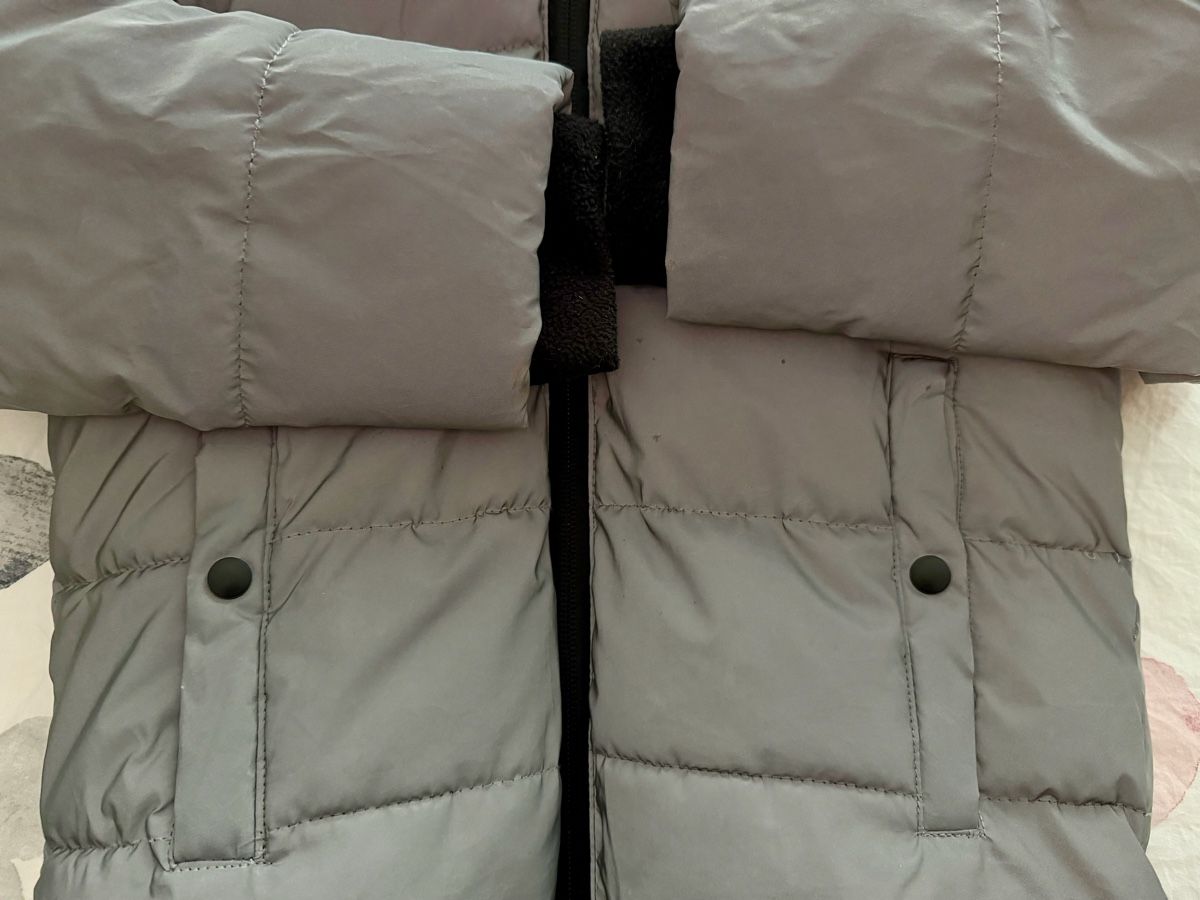 Giacche & Cappotti: Winterjacke, Reflektierend, Grau, Grösse 110/116 – Usato da Au ZH venduto da FMRF 2
