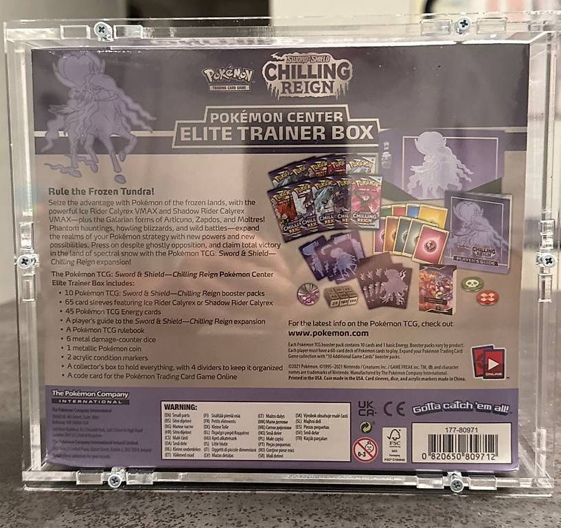Pokémon Carte collezionabili: Pokémon Center Shadow Rider Calyrex Elite Trainer Box – Nuovo e nell'imballaggio originale da Penthaz venduto da Loupuce 2