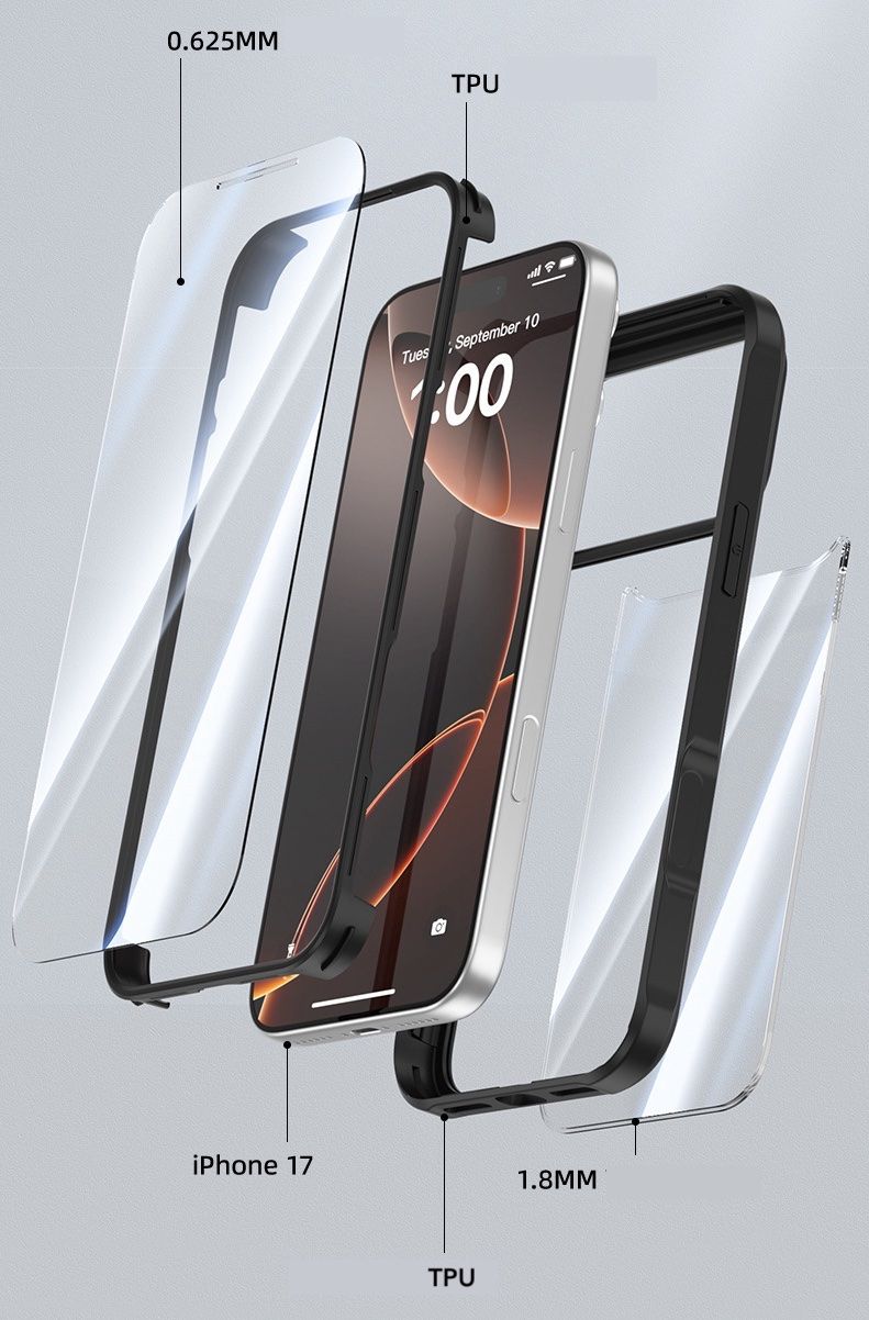 Cover & Protezioni schermo: iPhone 18 pro  - coques double Protections intégrales – Nuovo e nell'imballaggio originale da Morges venduto da DigiAC 1