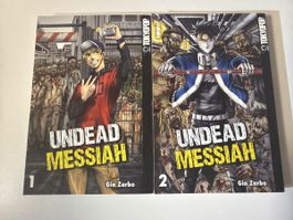Undead Messiah Manga Volumes 1 and 2 by Gin Zarbo