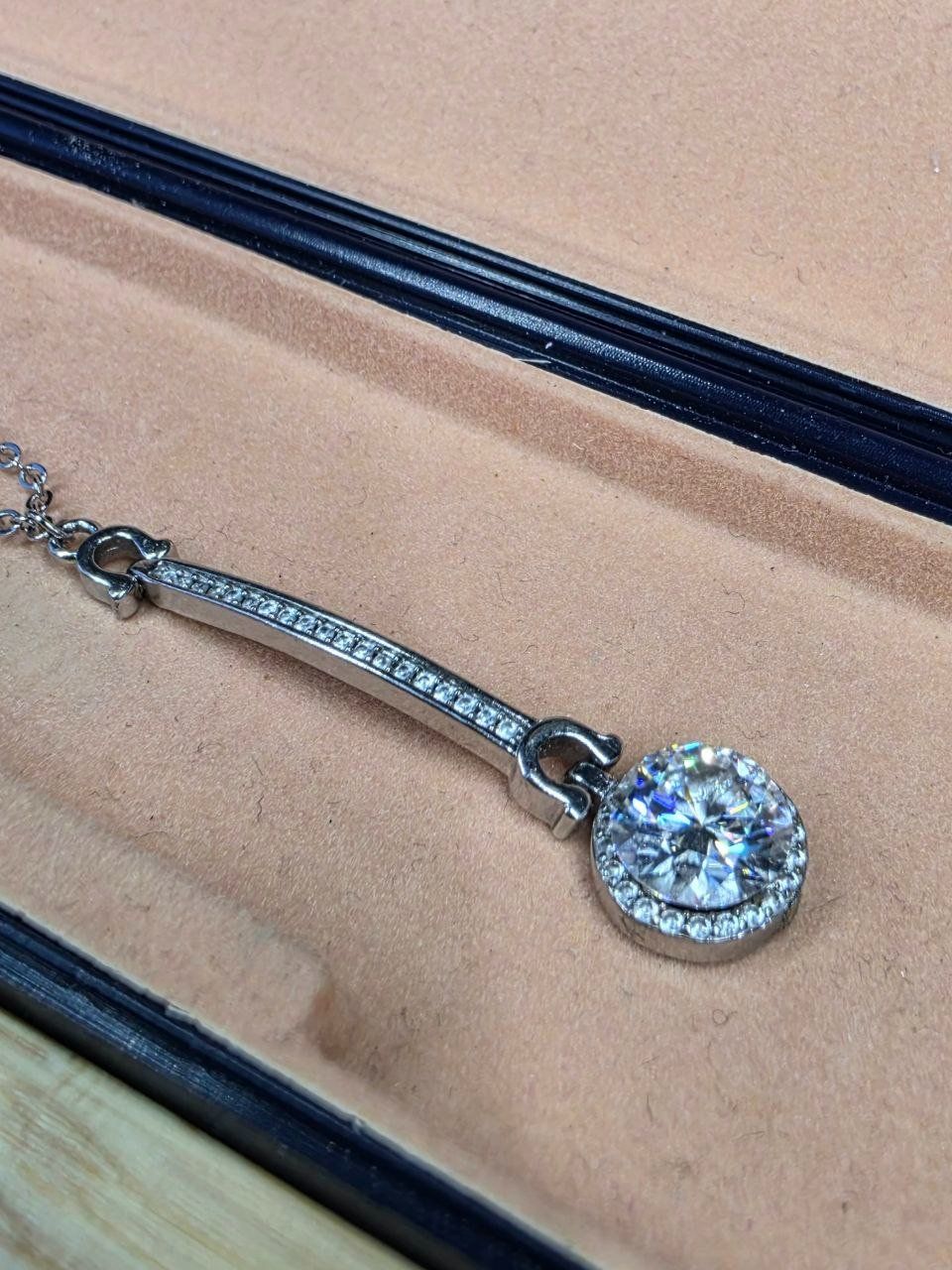 Ketten: Collier argent avec zircons – Neu und originalverpackt aus Reconvilier von MARCLAT 6
