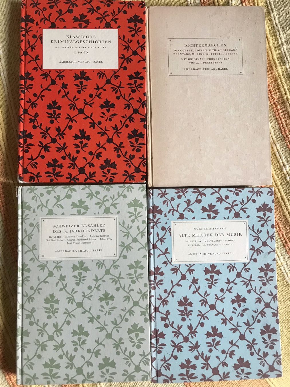 Libri: 4 ältere Bücher vom Amerbach-Verlag – Usato da Meilen venduto da Flockenwirbel