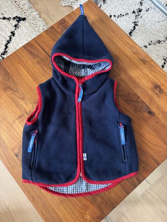 Finkid Fleece Weste blau Grösse 80/86