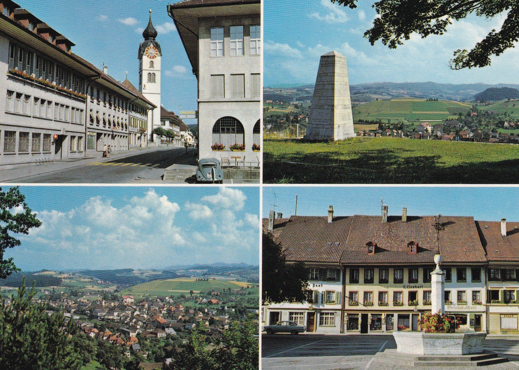 Cartoline postali: Huttwil im Emmental Multivues – Usato da Cormoret venduto da Pascalll2001