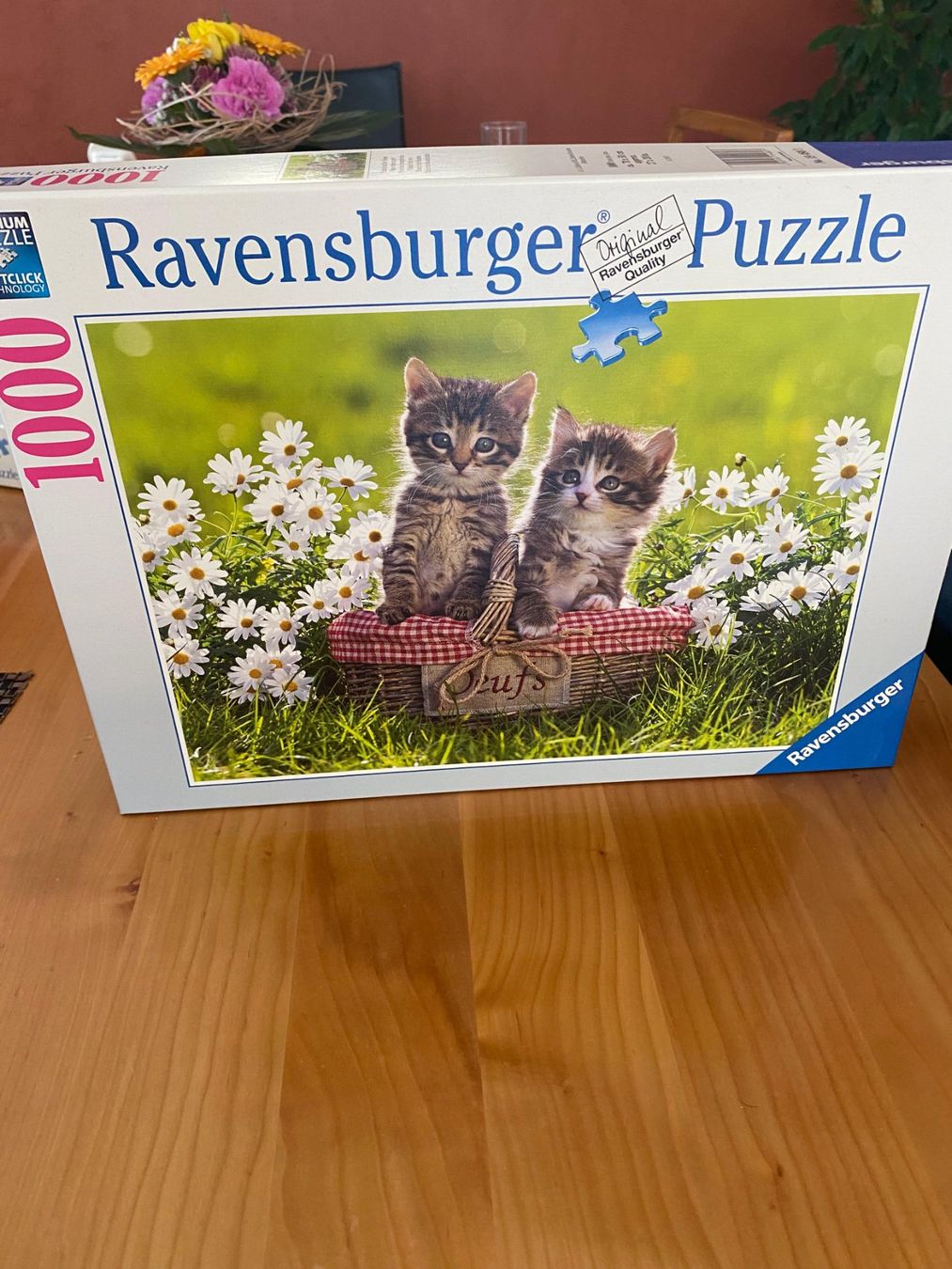 Ravensburger Puzzle: Ravensburger Puzzle 1000 Teile Katzen im Korb – Usato da Berikon venduto da suebro