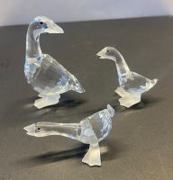 3 Swarovski Figuren Gänsefamilie
