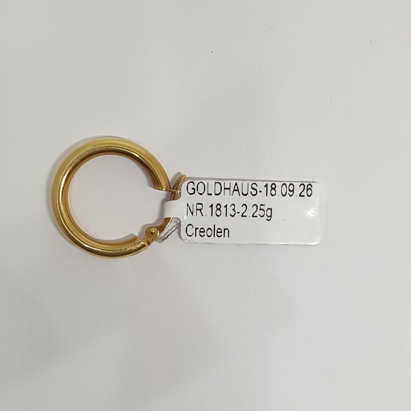 Orecchini pendenti & Orecchini a lobo: Echt 18K Gold Creolen – Usato da Luzern venduto da luzerngoldhaus 2