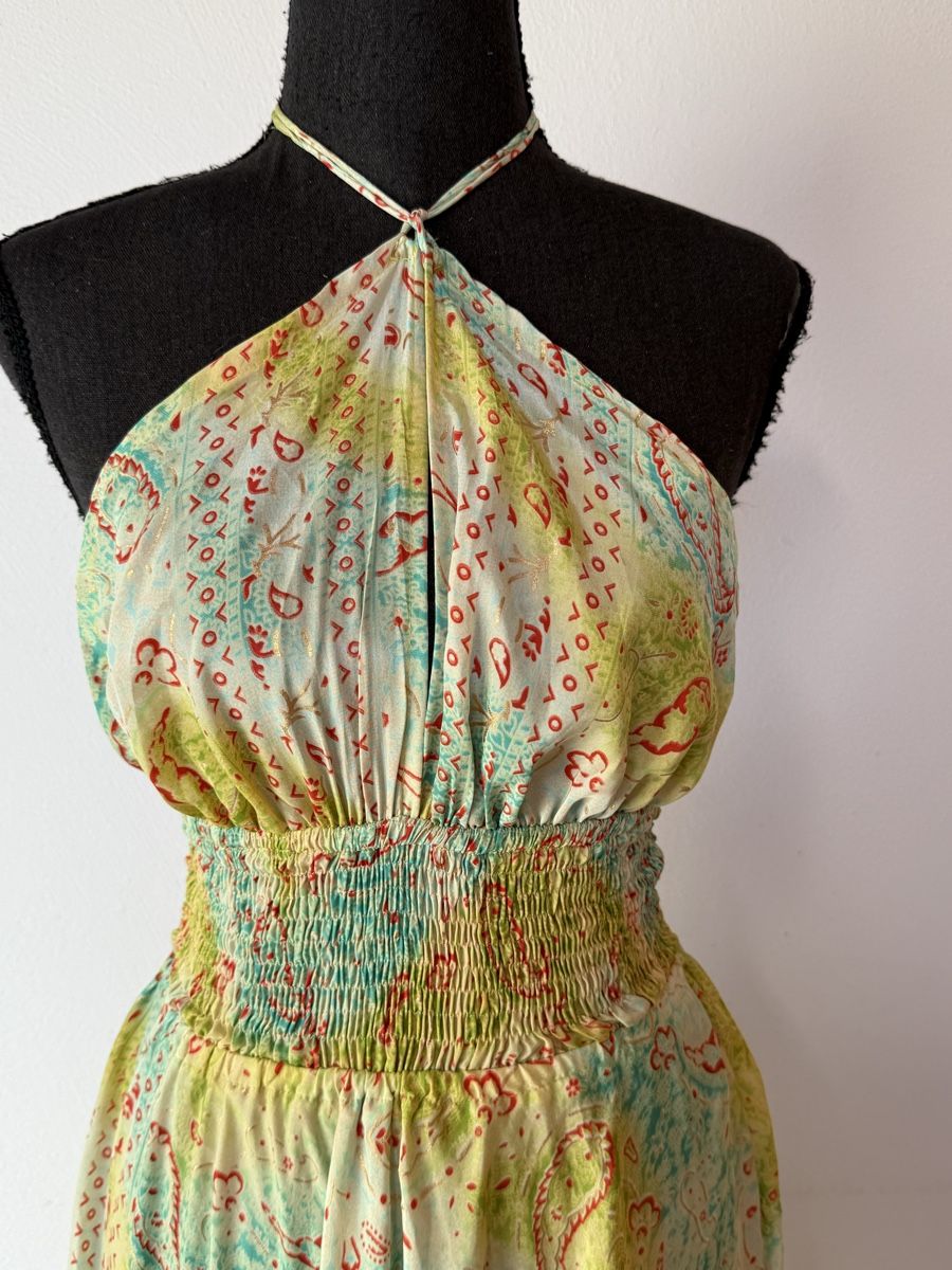 Vestiti: Boho Neckholdermaxikleid in Seidenoptik – Nuovo (secondo la descrizione) da Sigriswil venduto da ck56 3