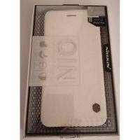 IPhone 7 / 8 Plus Ledertasche Flipcase QIN Case - Weiss