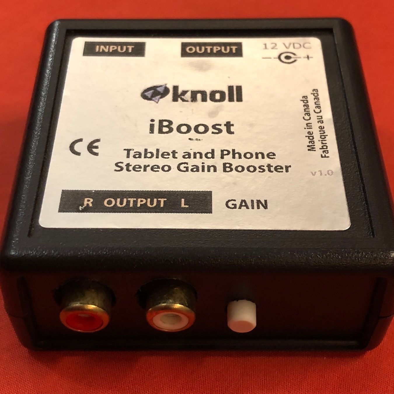 Amplificatori: Knoll iBoost, Tablet and iPhone Stereo Gain Booster – Usato da Neerach venduto da Arbimus 1