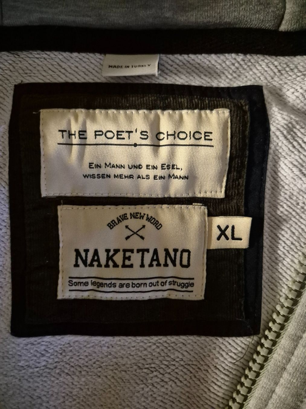 Naketano Maglioni & Felpe: Naketano Zip-Hoodie – Usato da Trogen venduto da Monk3yWear 1