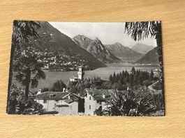 Alte vintage Ansichtskarte Lugano-Paradiso, beschrieben