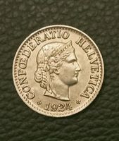 1924  10 Rp.  Schweiz,  stgl./prägefrisch