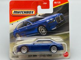 Matchbox BMW 7-Series 2024 Blau 1:64 Neu OVP