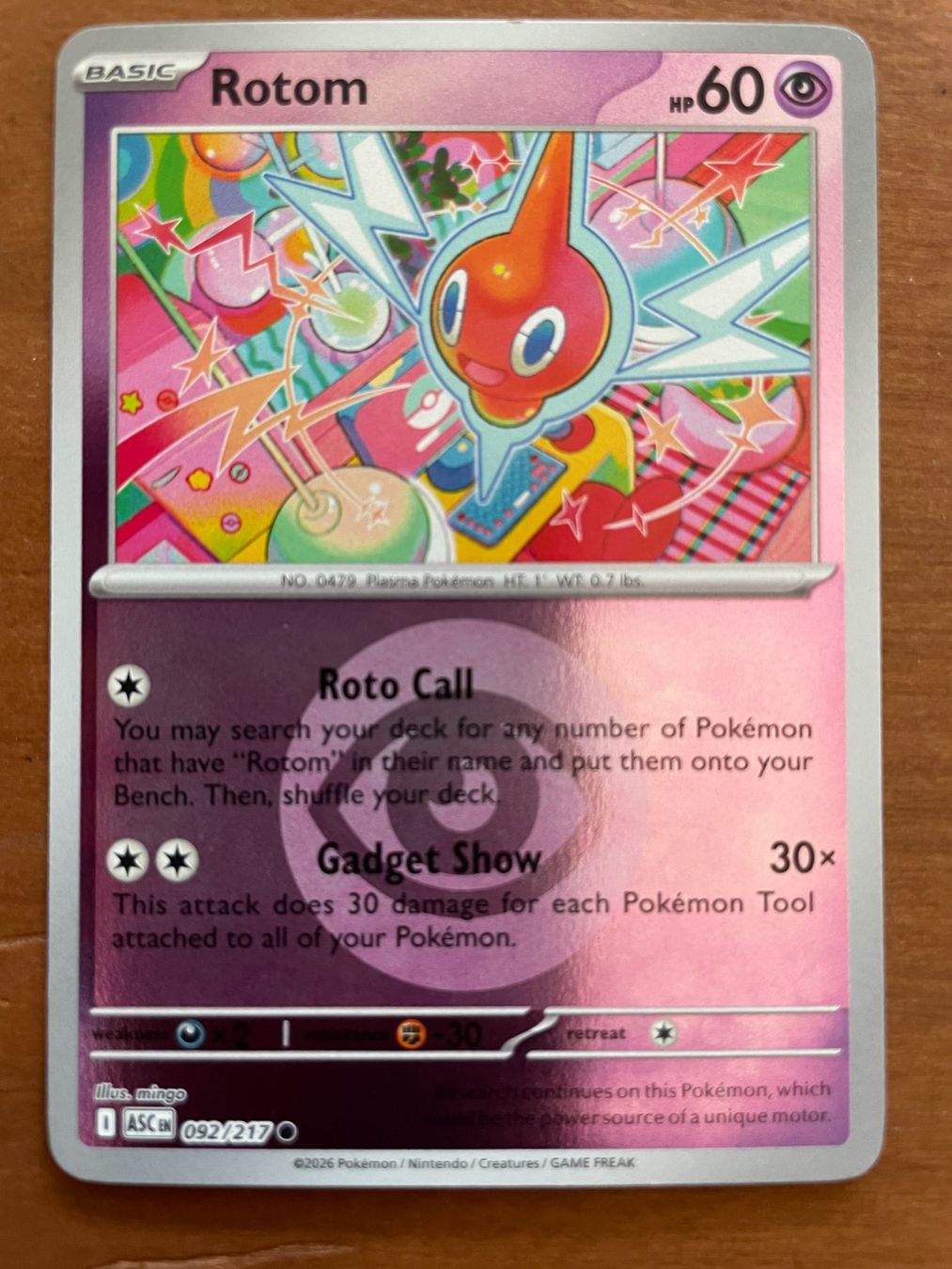 Pokémon Carte collezionabili: Pokemon Rotom Reverse (Versand gratis) – Nuovo (secondo la descrizione) da Chur venduto da Angerson