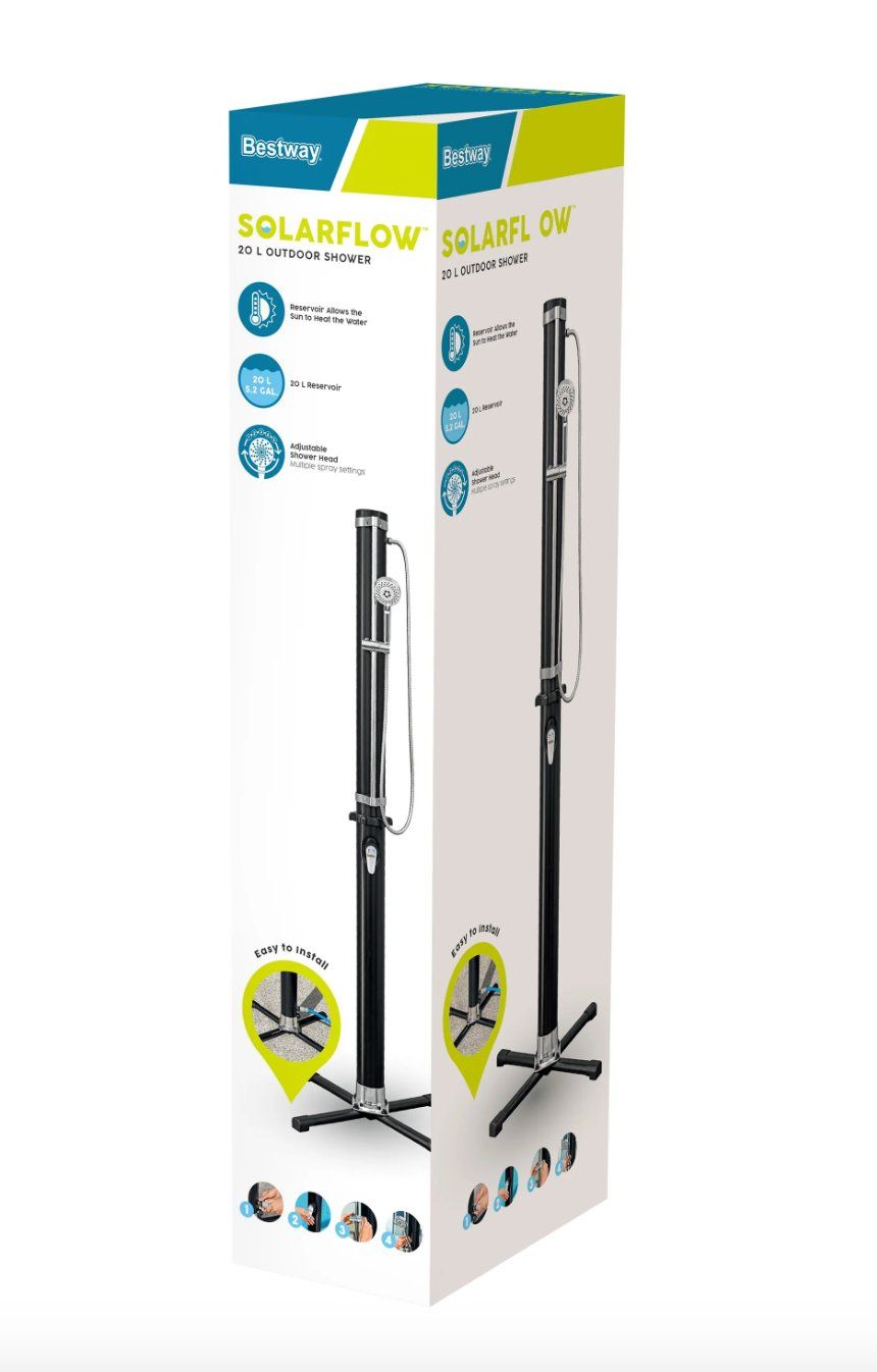 Docce: Gartendusche Flowclear Solarflow 20L- Gratis Versand – Nuovo e nell'imballaggio originale da Kleinwangen venduto da Maluwa_GmbH 7