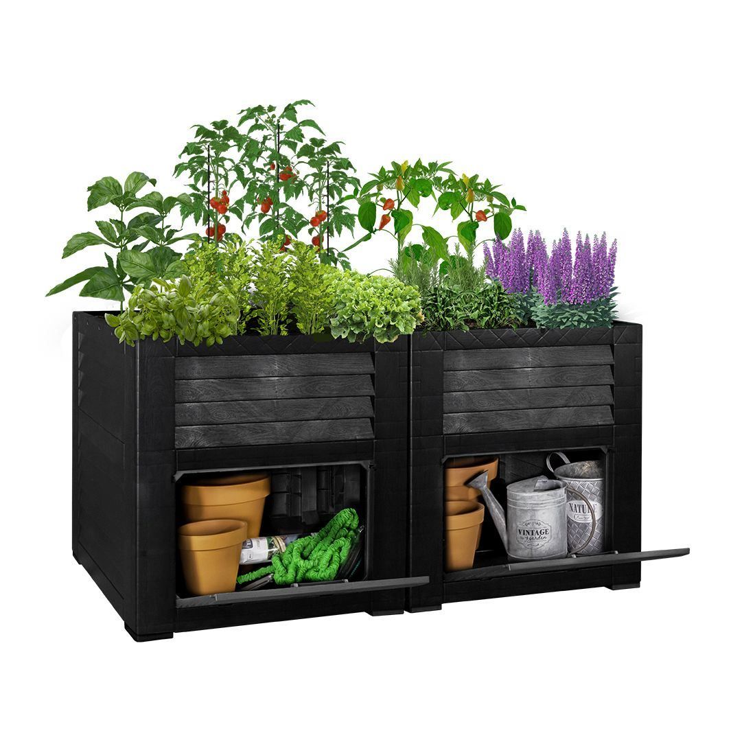 Box contenitori: Hochbeet mit Staufächer - 106841 – Nuovo e nell'imballaggio originale da Opfikon venduto da total-shop 3