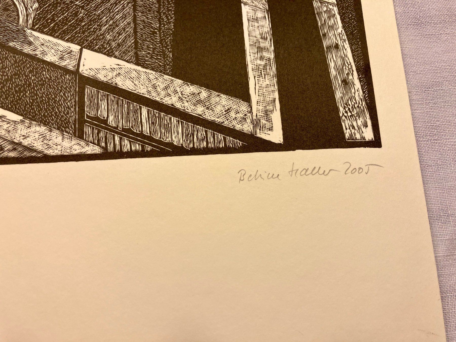Incisioni: Acrylstich von Bettina Haller – Usato da Winterthur venduto da Barunggeli 8
