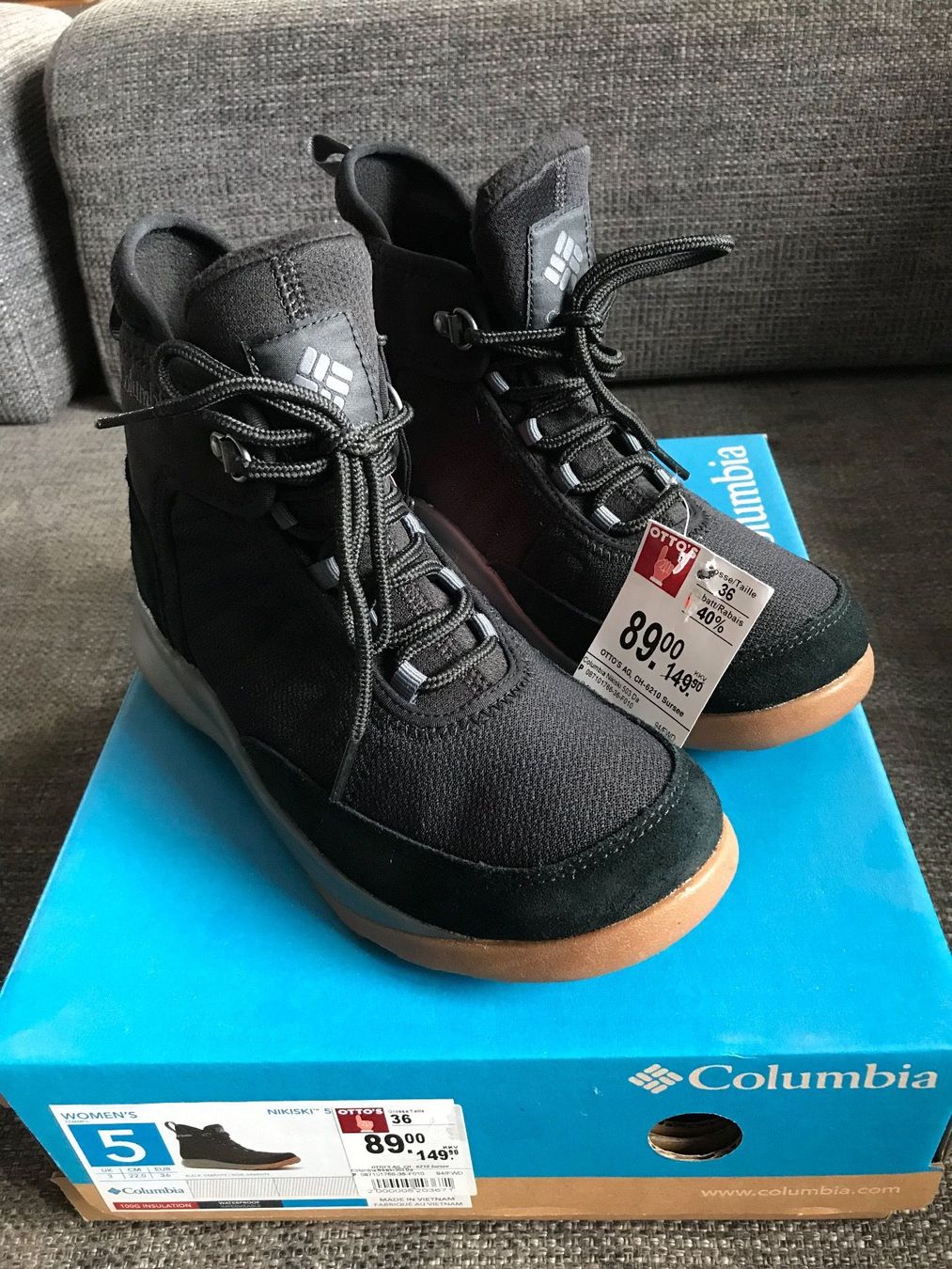 Columbia Scarpe per ragazze: FABRIKNEUE COLUMBIA WINTERSTIEFEL – Usato da Bauma venduto da vorsteg01