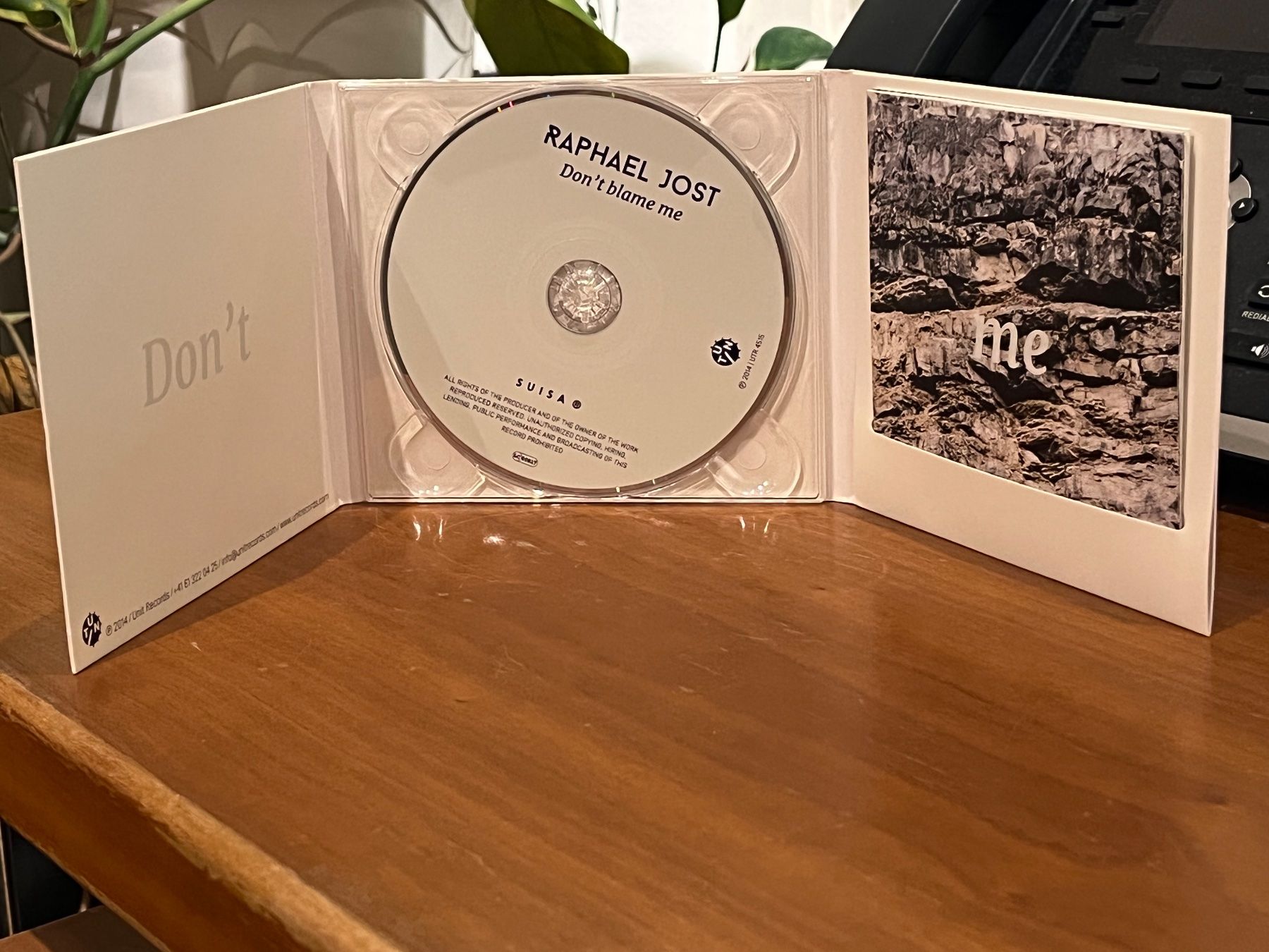 CD: Raphael Jost - Don't Blame Me - SRA03C – Usato da Küsnacht ZH venduto da swisssales.net 3