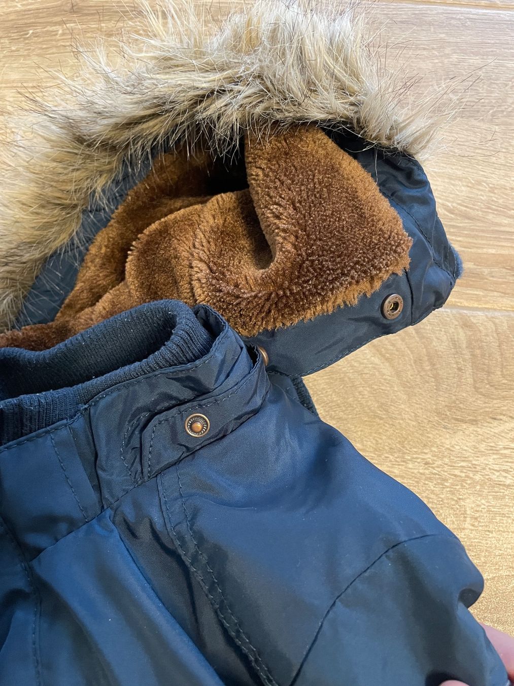 Name It Jacken & Mäntel: Winterjacke dunkelblau Grösse 98 – Gebraucht aus Winterthur von NaNa24 6