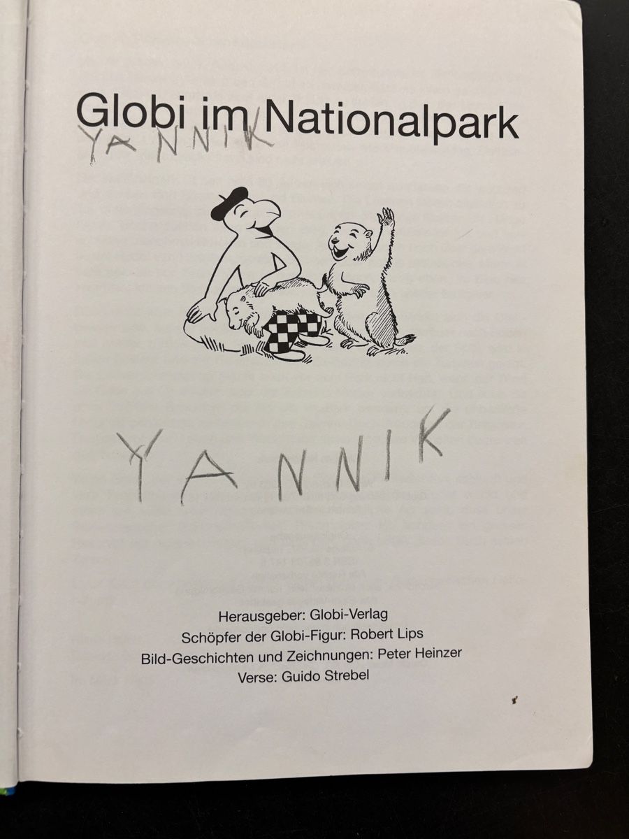 Libri: Globi im Nationalpark, Buch – Usato da Büren an der Aare venduto da Nikito2001 1