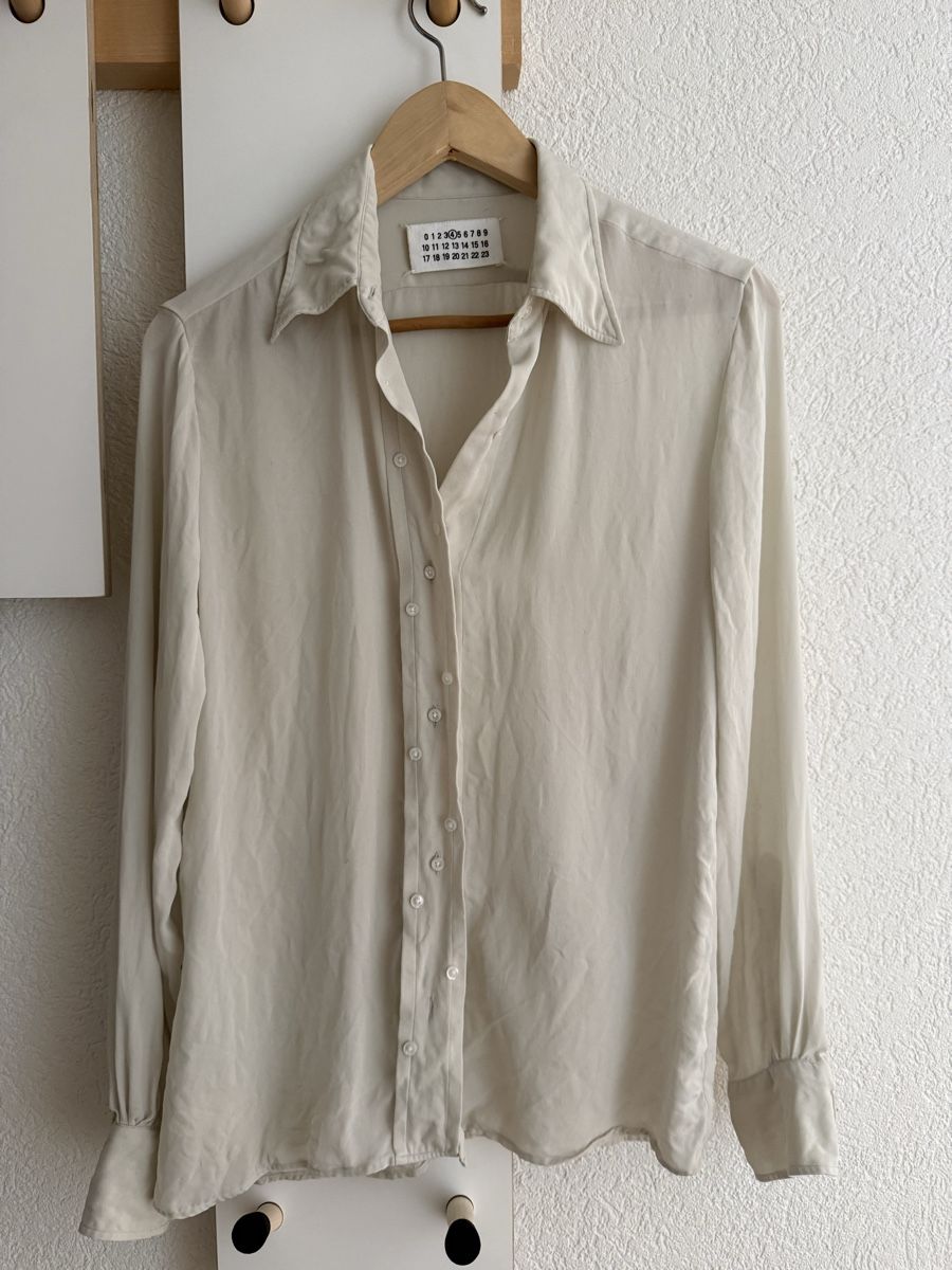 Maison Margiela Camicette: Maison Margiela silk shirt – Usato da st prex venduto da magdalenaonline