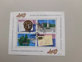 Sonderblock mit Zuschlag 1990,  "Helvetia Genève 90"