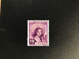 1938, Pro Juventute Nr.J86 mit Abarten