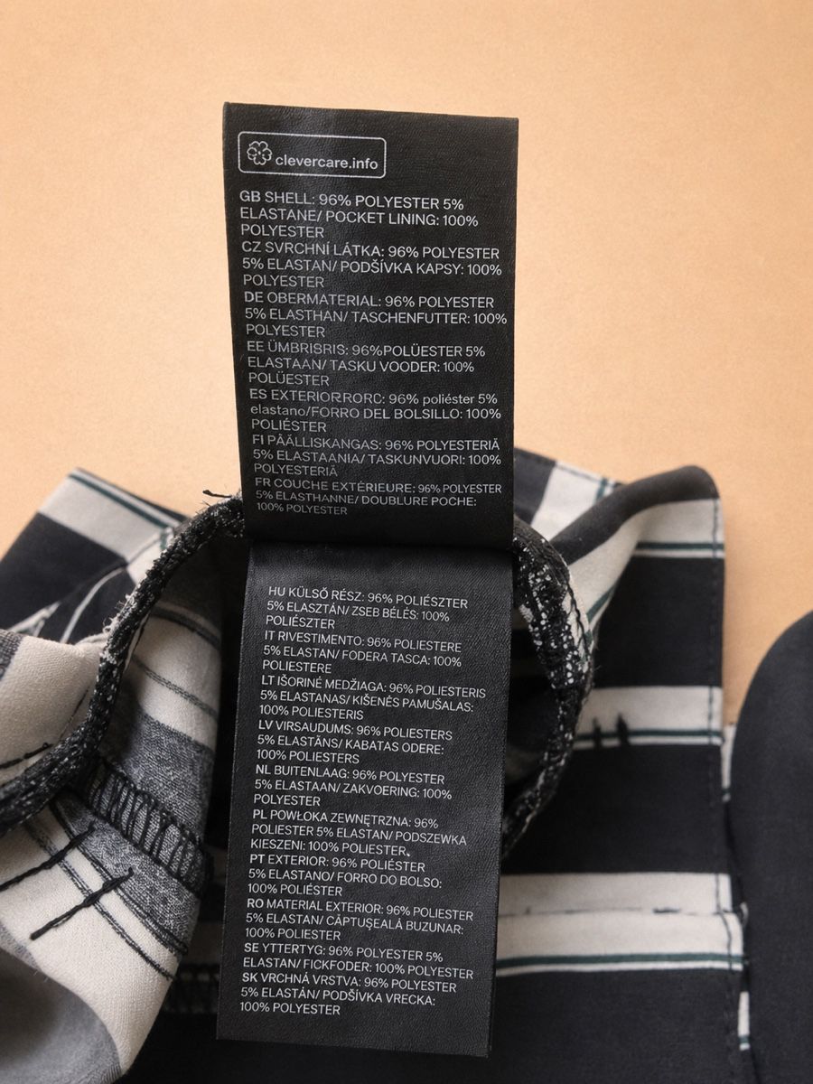 H&M Pantaloni: PANTALON RAYÉ NOIR ET BLANC – Nuovo (secondo la descrizione) da Lausanne venduto da KeNaChic 3