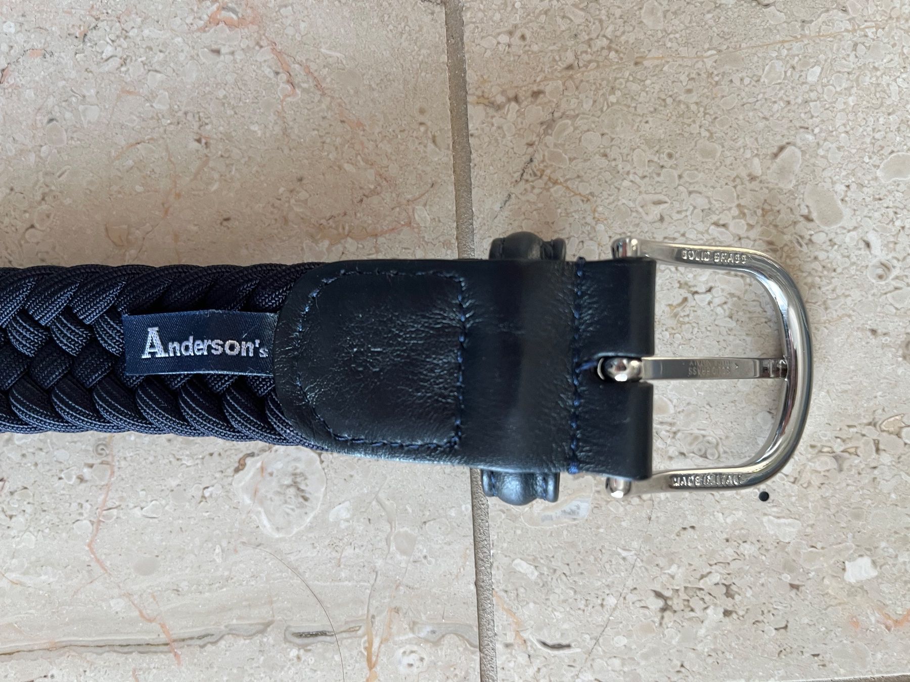Cinture: ANDERSONS BELT WOVEN BLUE/BLACK – Usato da Wangen b. Olten venduto da ricochet56 5