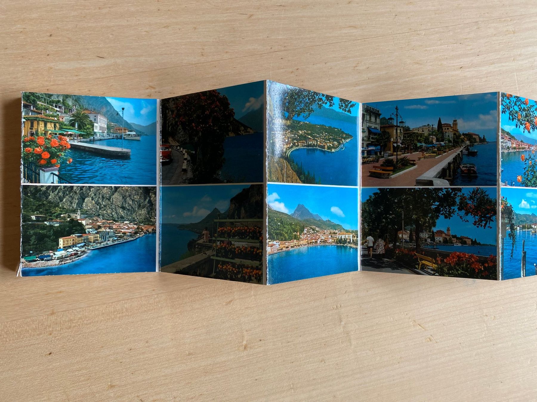 Cartoline postali: Fotoleporello LAGO DI GARDA – Usato da deitingen venduto da popcorn02