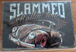 Oldtimer Auto / A4 Blechschild /Deko-Schild, neu