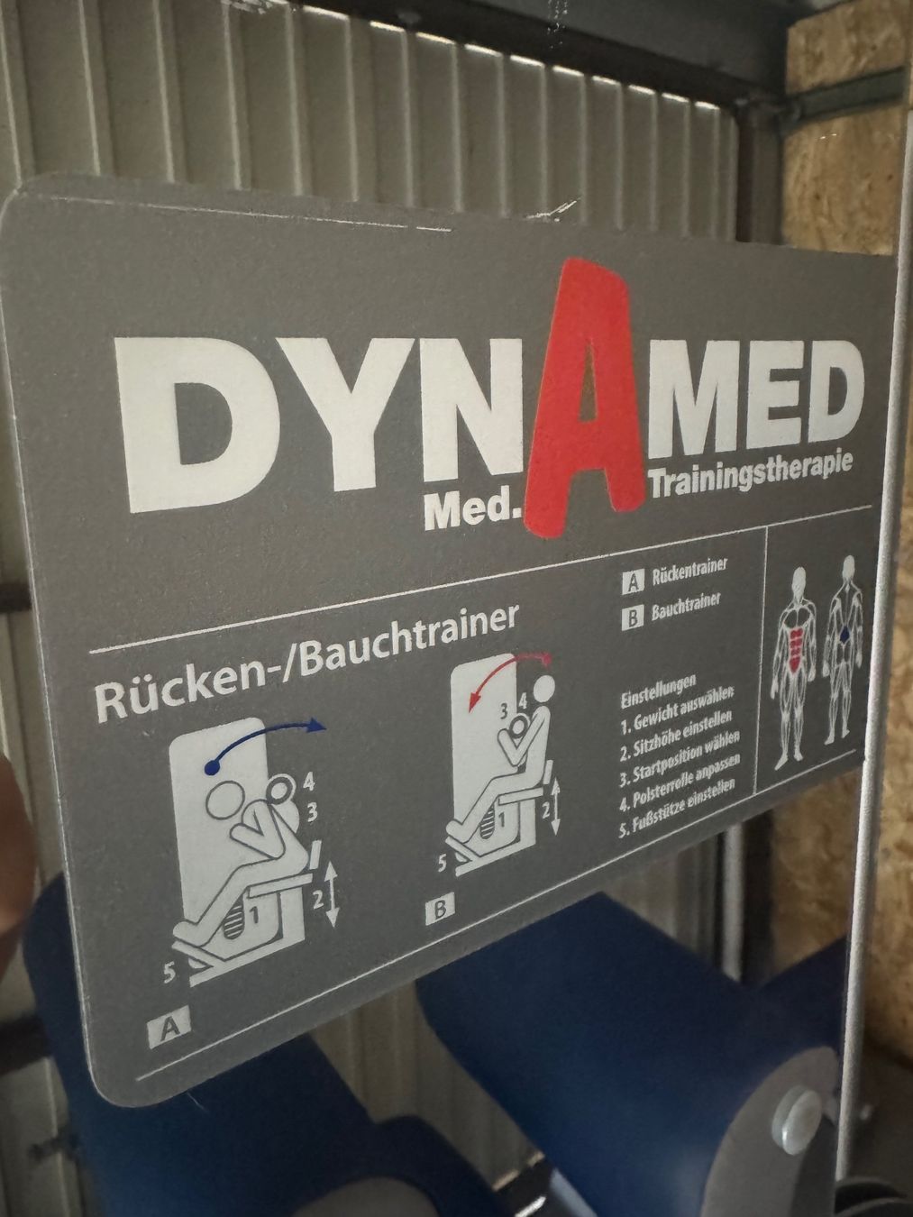 Attrezzature mediche: DYNAMED Rücken-Bauchtrainer Trainingsgerät – Usato da Pfäffikon ZH venduto da Jbkzd1988 1