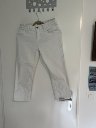 Hose Damen weiss Grösse 40 guter Zustand