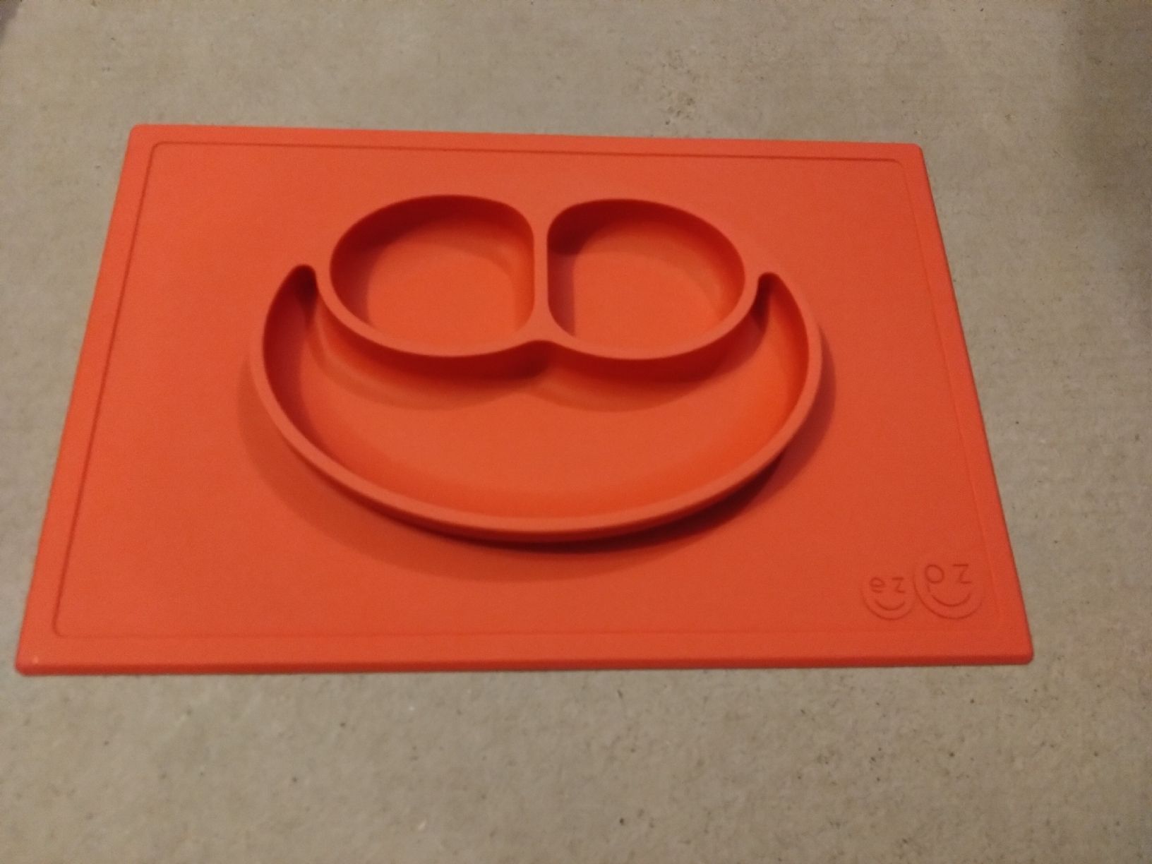 Teller: Silikonteller orange – Gebraucht aus Unterlangenegg von SteWue