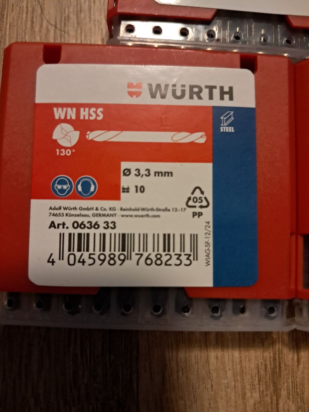 Würth Tutti gli attrezzi: 80stk Doppelkopfbohrer 3,3mm – Nuovo (secondo la descrizione) da Einsiedeln venduto da Biberchrouser76 1