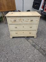 Antike Kommode, Vintage Look, 3 Schubladen, Shabby Chic...