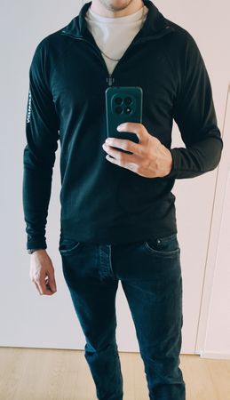 Salomon Actilite Langarm Laufshirt/Midlayer – Gr. M