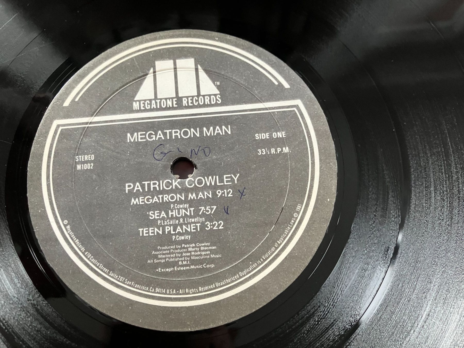 Dischi in vinile: Patrick Cowley – Usato da Aarwangen venduto da Jukebox3 6